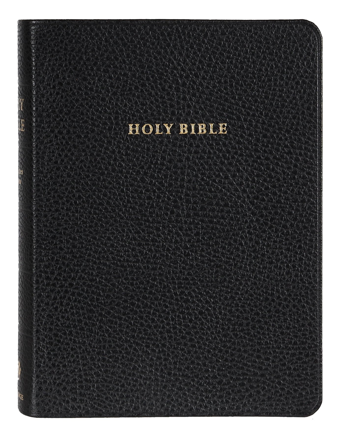 KJV Clarion Reference Black Calf Split