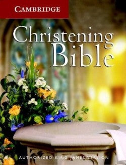 KJV Cambridge Christening White