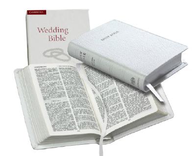 KJV Wedding Bible White (Black Letter Edition)