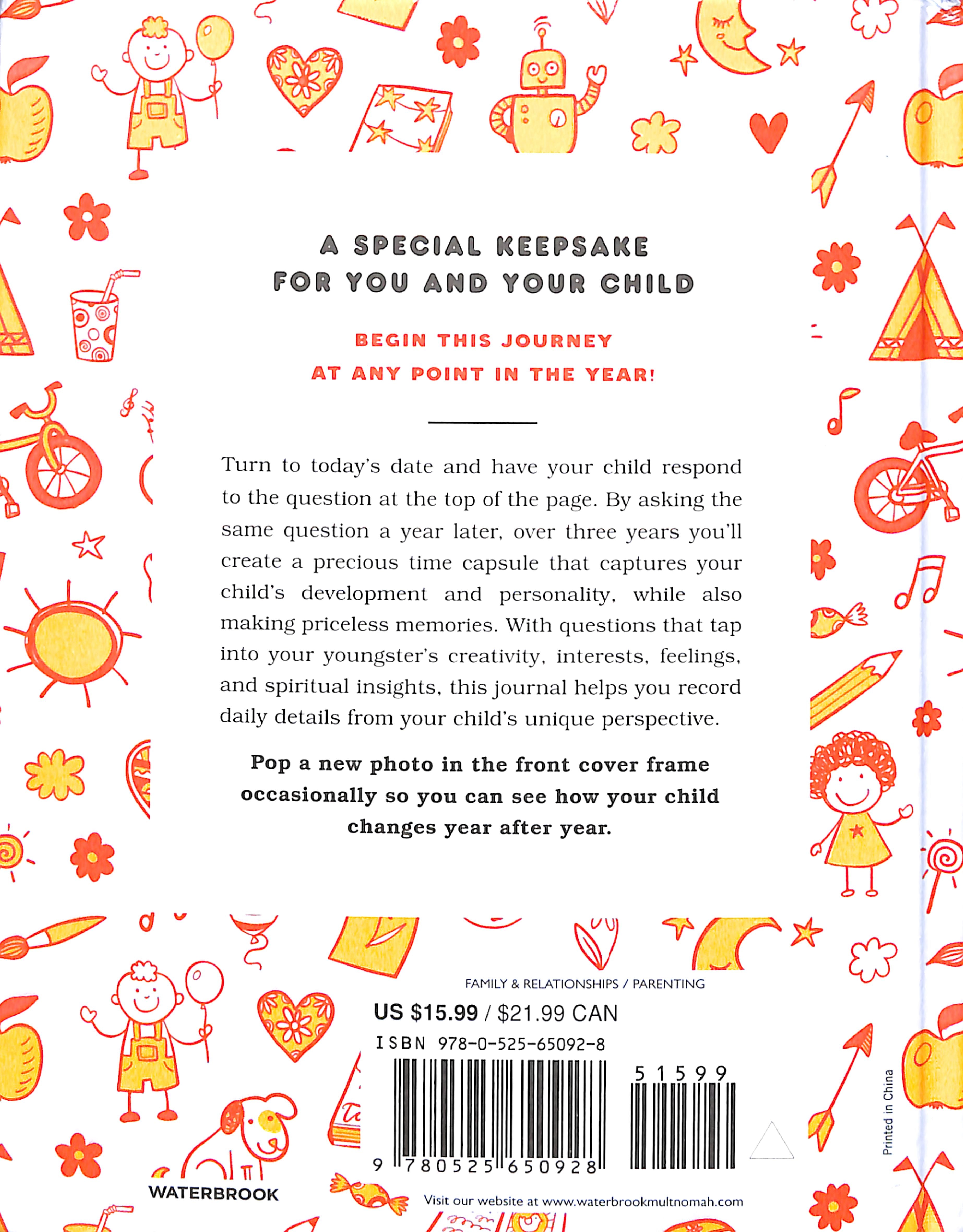 The Daily Question For You and Your Child: A Three-Year Spiritual Journal