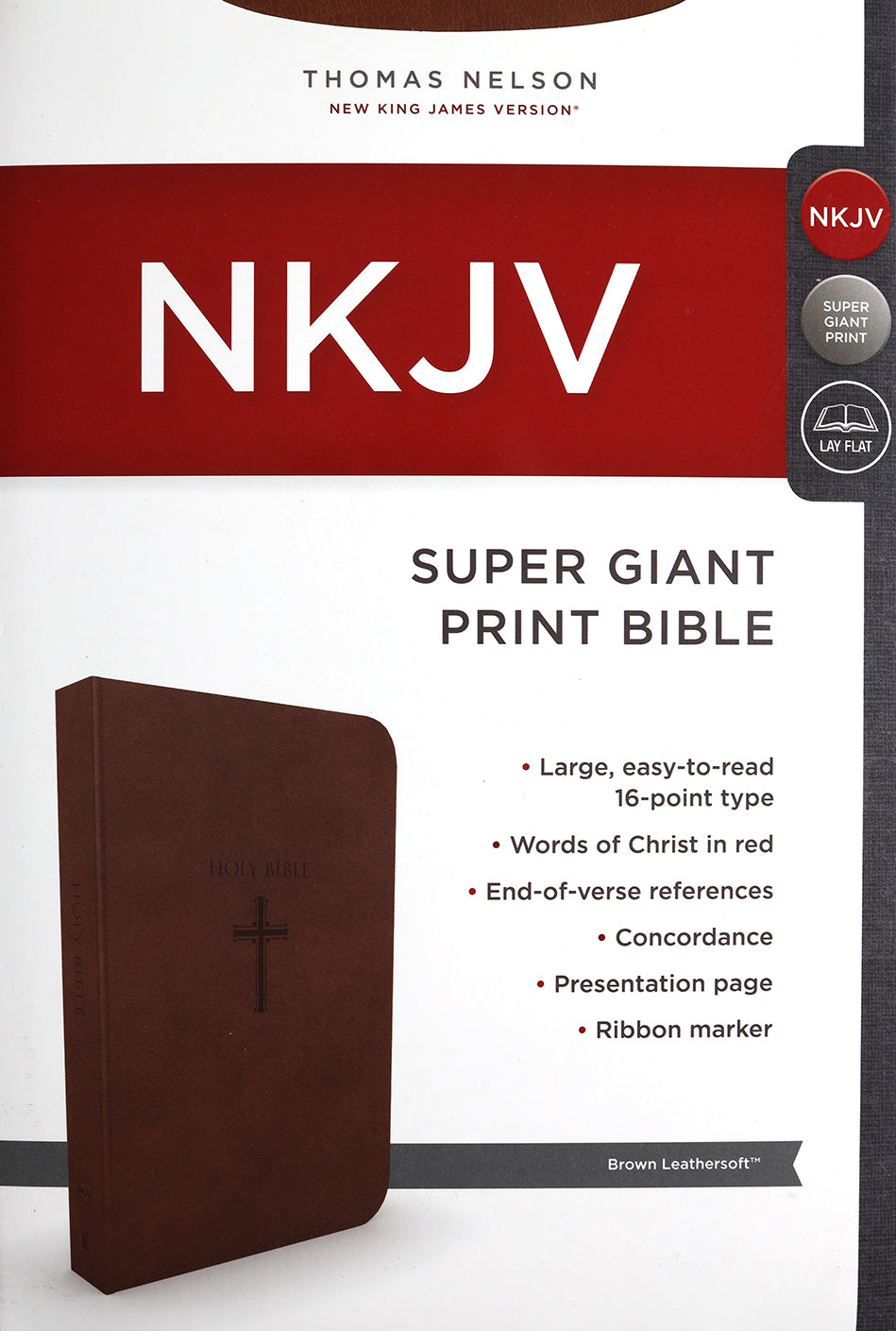 NKJV Holy Bible Super Giant Print (Red Letter Edition)