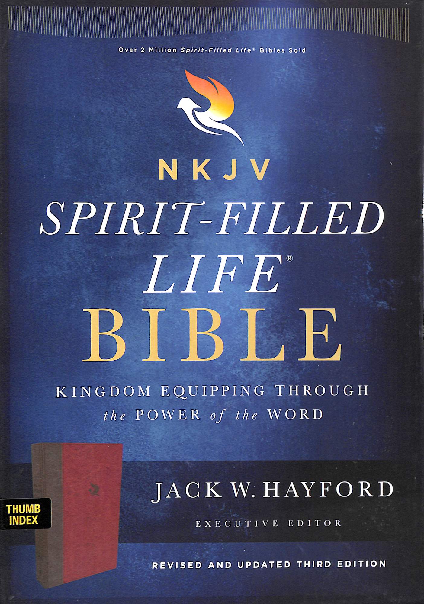 NKJV Spirit-Filled Life Bible Burgundy Indexed (Red Letter Edition) (Third Edition)