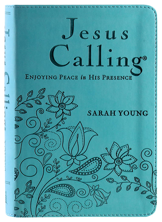 Jesus Calling Deluxe Edition Teal Cover