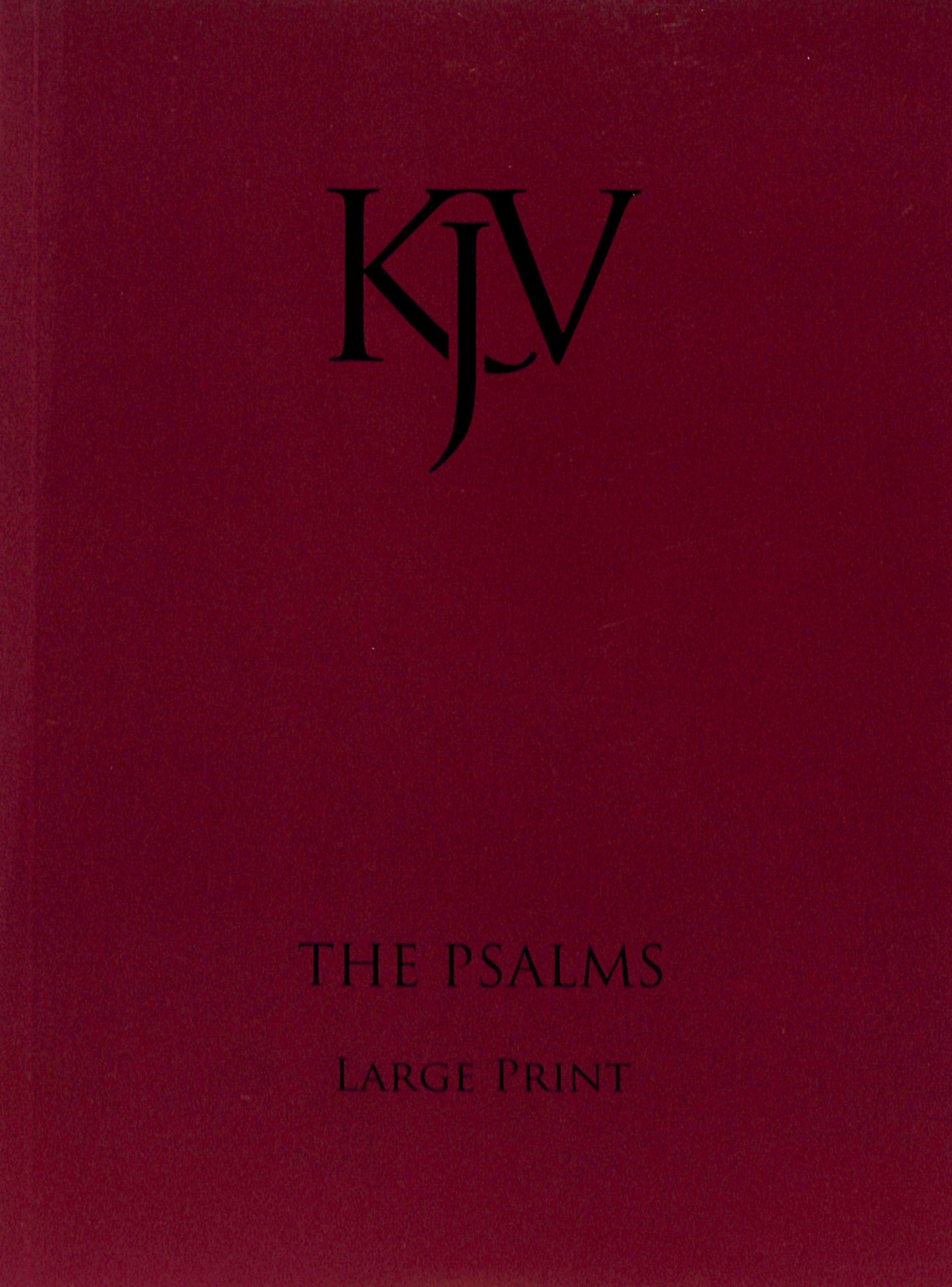 KJV Large Print Psalms