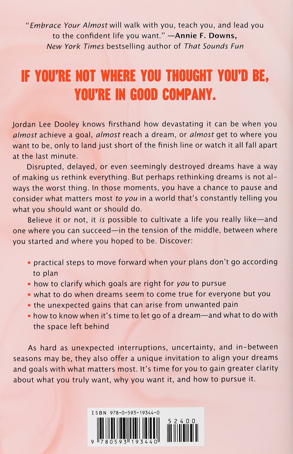 Embrace Your Almost: Find Clarity and Contentment in the In-Betweens, Not-Quites, and Unknowns