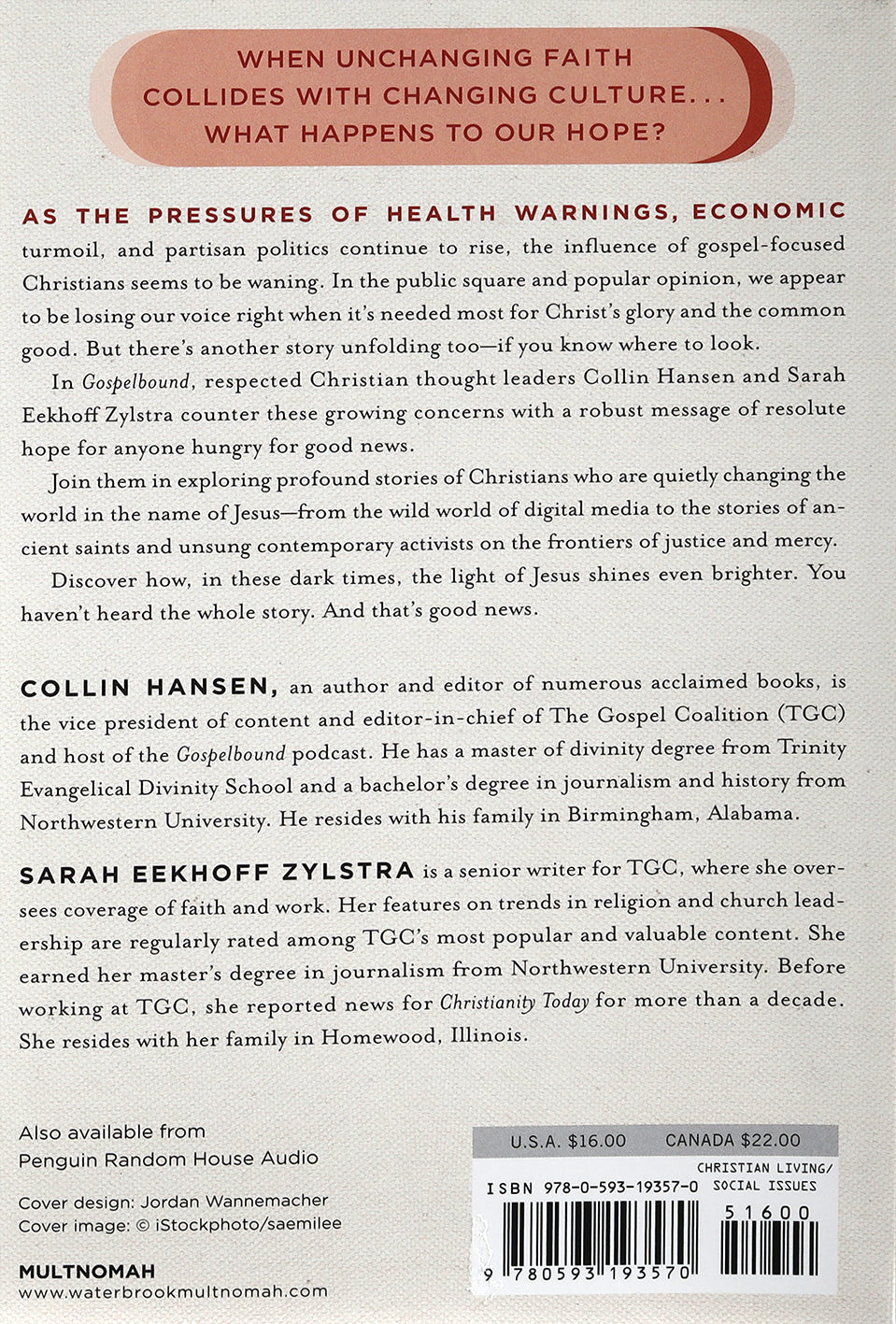 Gospelbound: Living With Resolute Hope in An Anxious Age