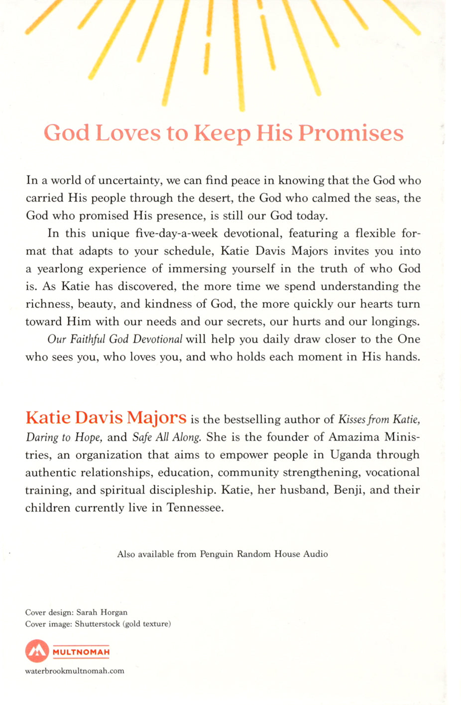 Our Faithful God Devotional: 52 Weeks of Leaning on His Unchanging Character