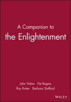The Blackwell Companion to the Enlightenment
