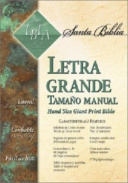 Lbla Santa Biblia Letra Grande Tamano Manual (Nasb Hand Size Giant Print)