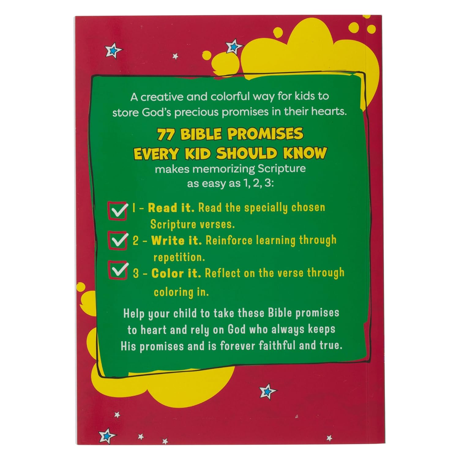77 Bible Promises Every Kid Should Know: Coloring Book