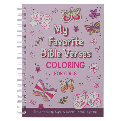My Favorite Bible Verses: Coloring for Girls
