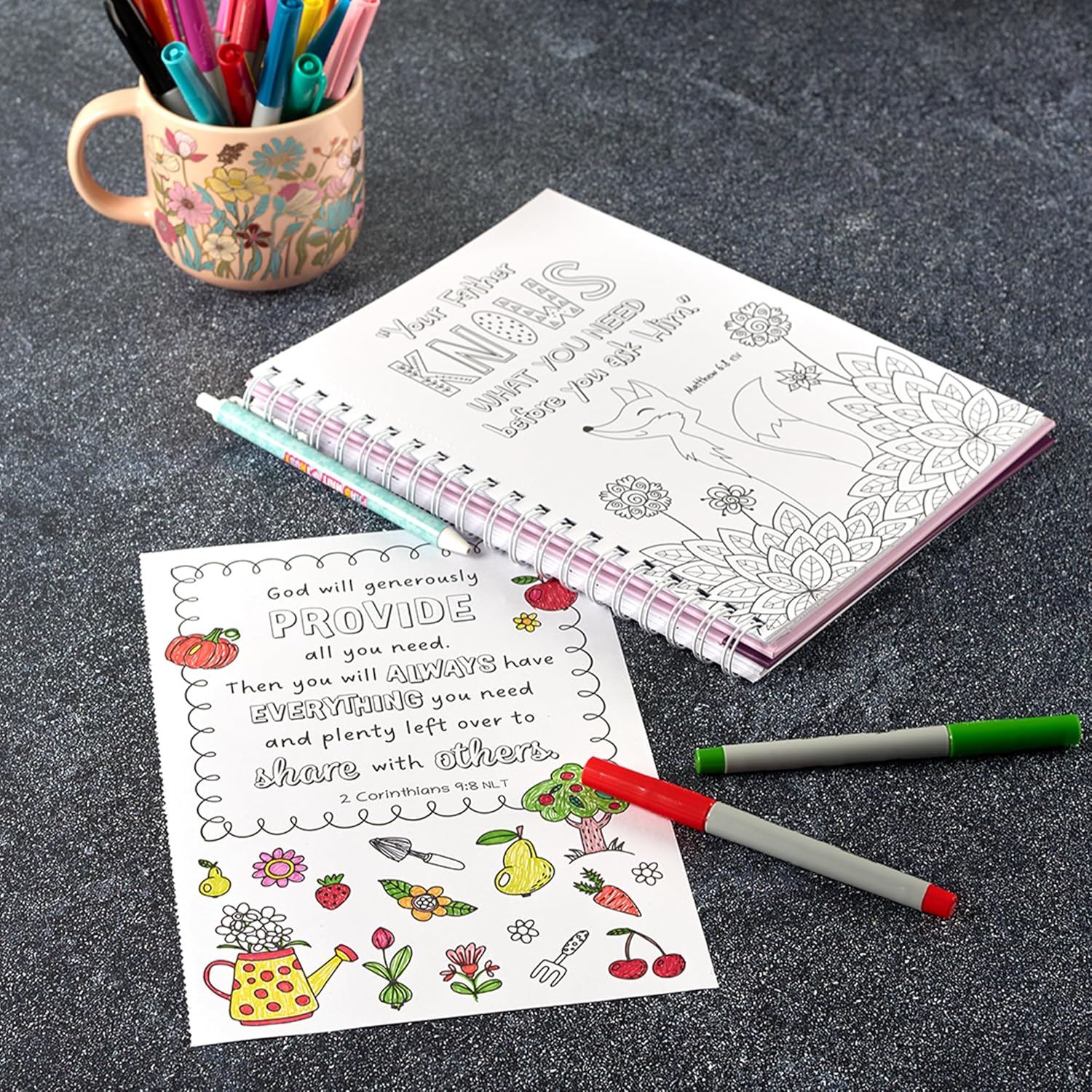 My Favorite Bible Verses: Coloring for Girls