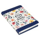 Journal: Rejoice, Always (1 Thess. 5:16-18) Navy Floral (Grateful Garden Collection)