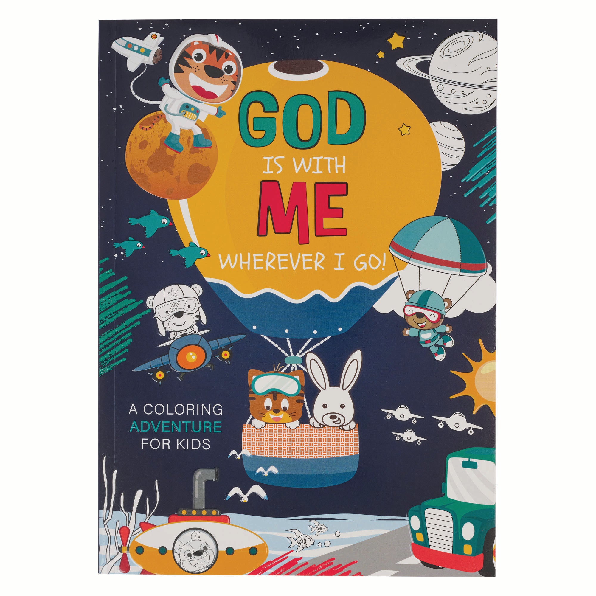 God is with Me Wherever I Go (Colouring Book)