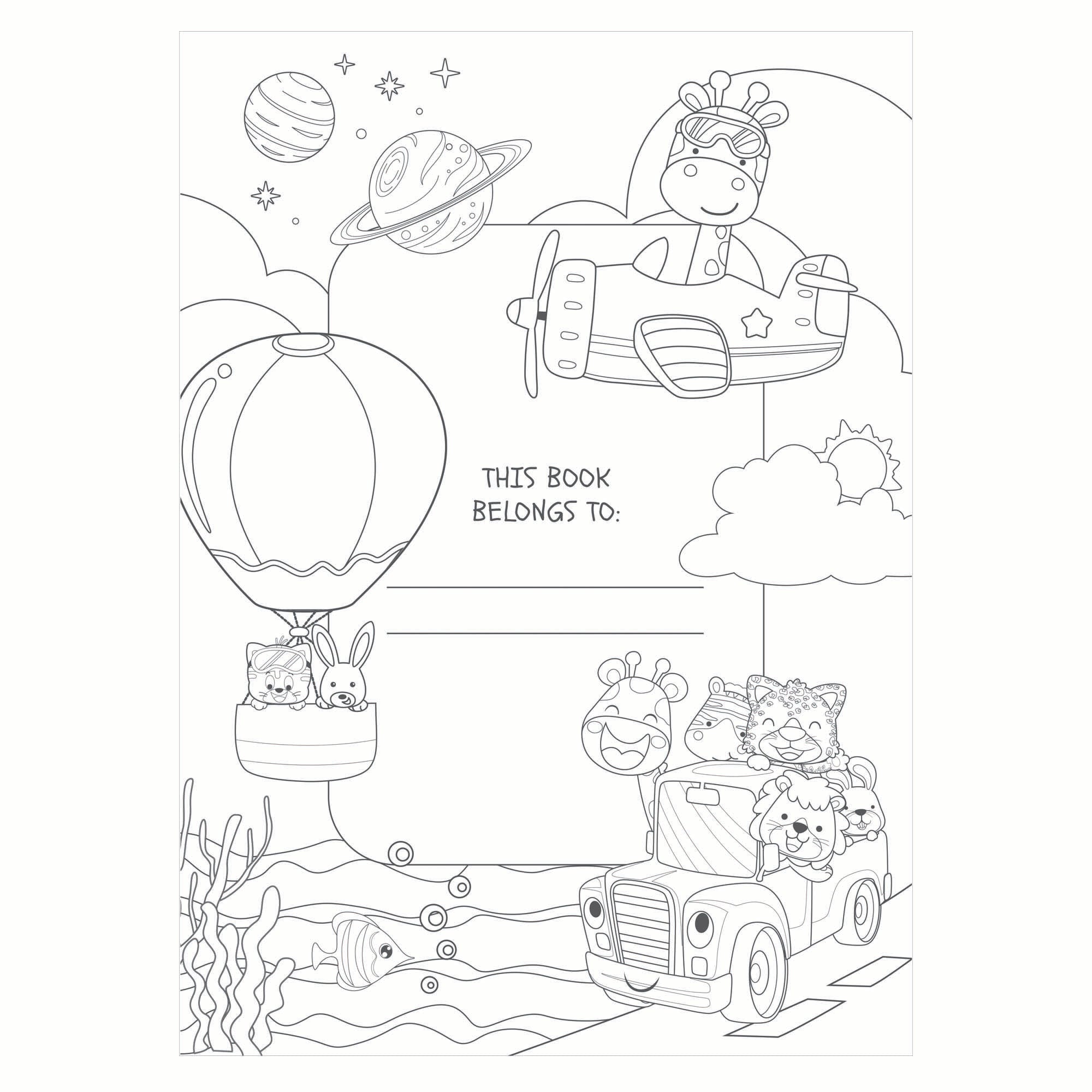 God is with Me Wherever I Go (Colouring Book)