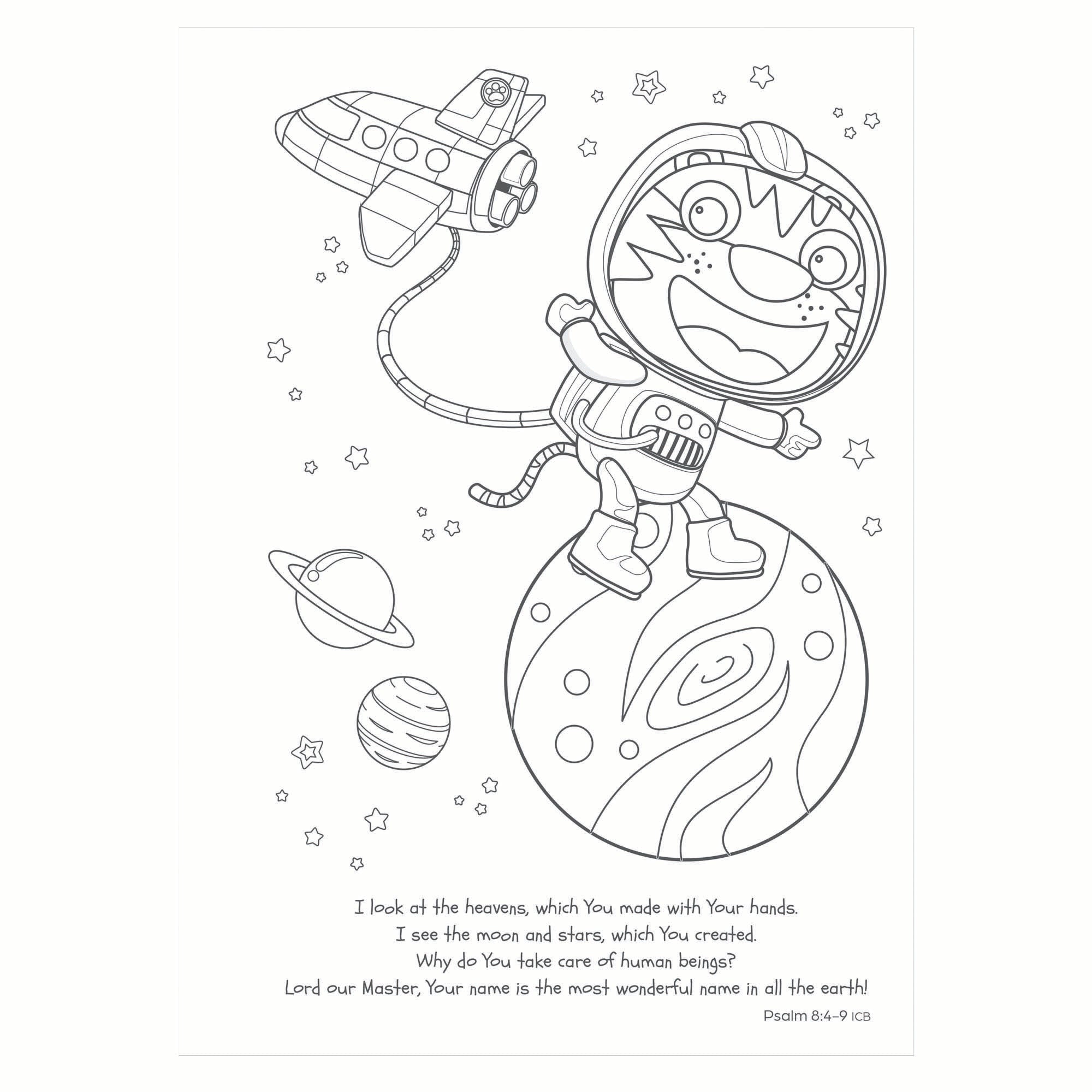 God is with Me Wherever I Go (Colouring Book)