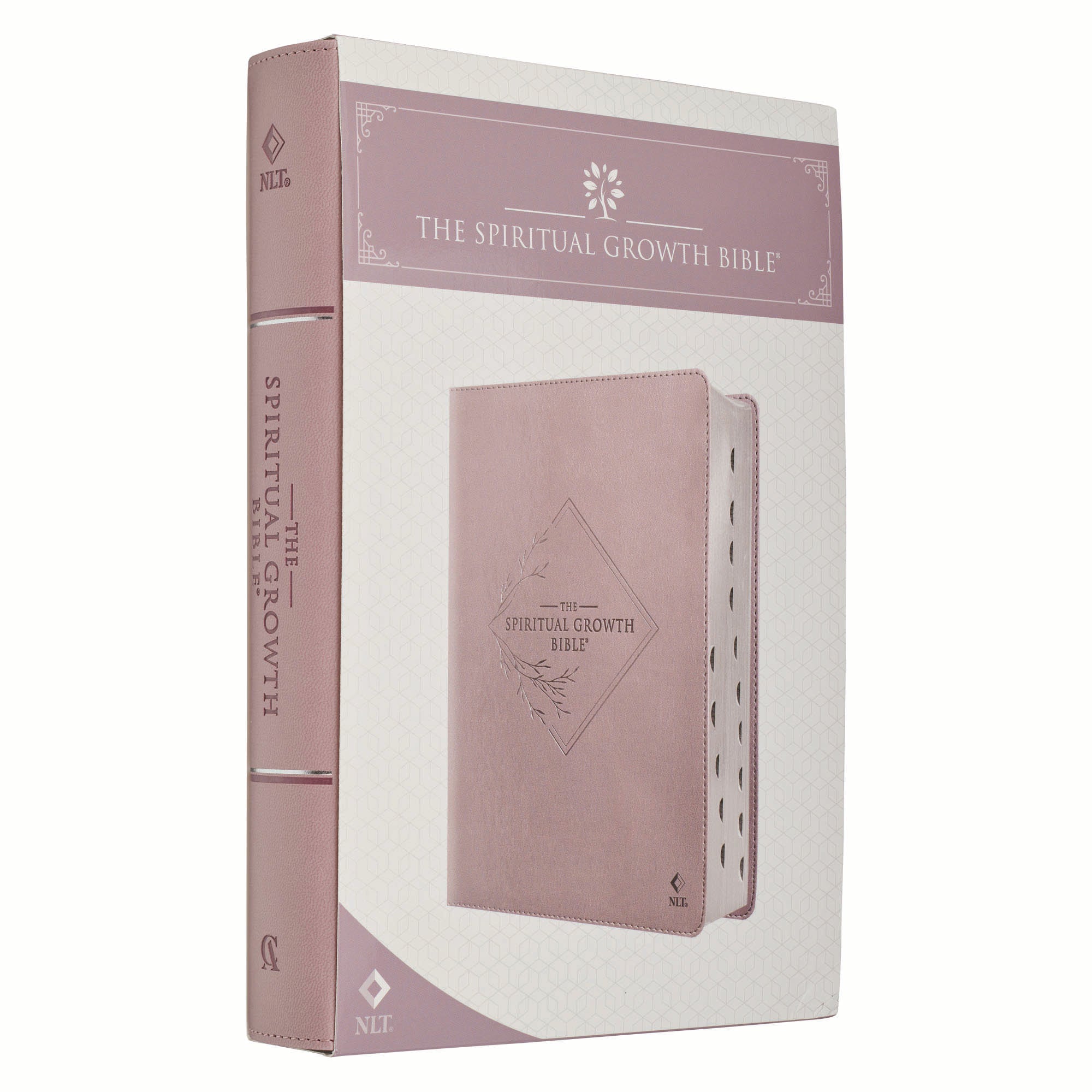 NLT The Spiritual Growth Bible, Dusty Mauve