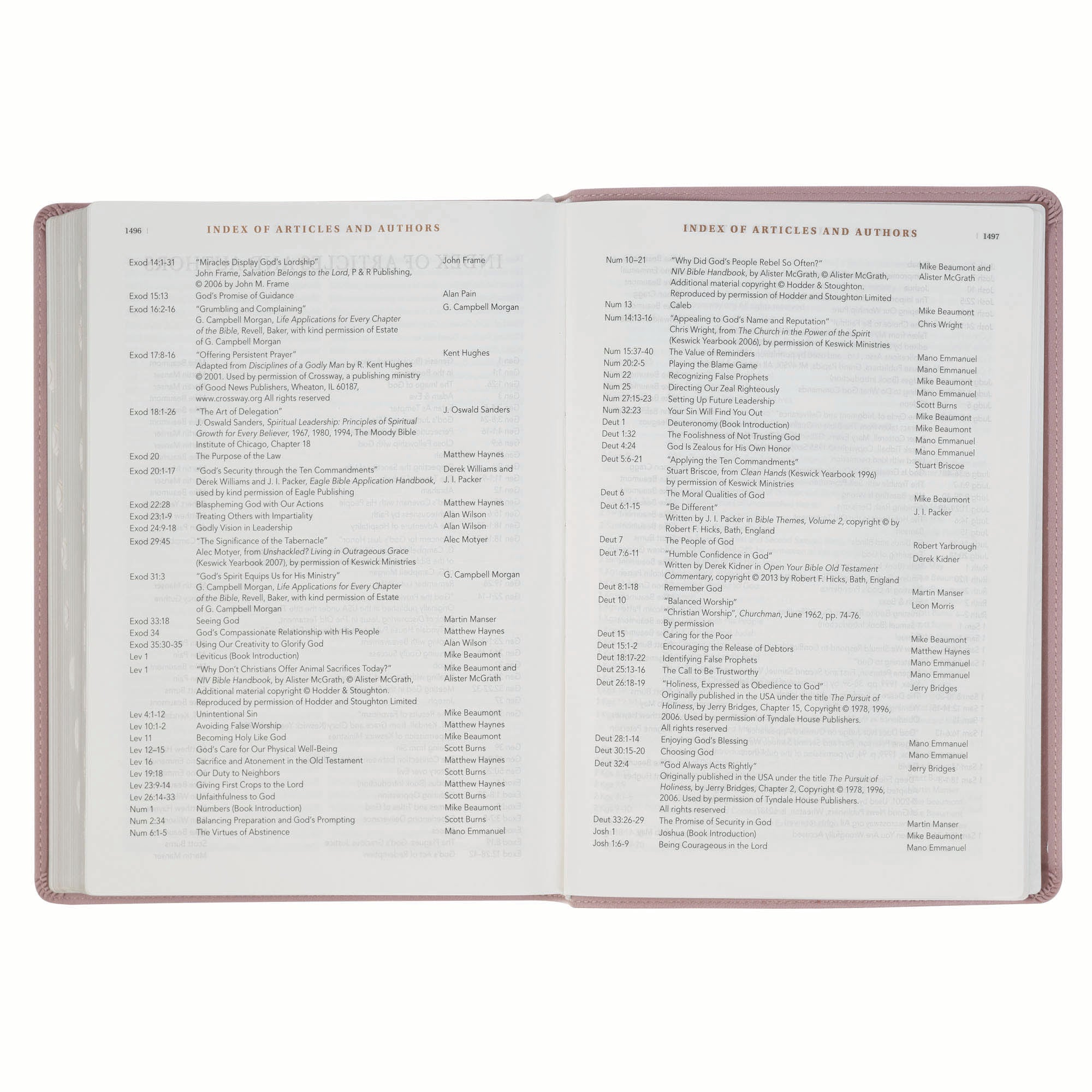 NLT The Spiritual Growth Bible, Dusty Mauve