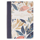 NLT The Spiritual Growth Bible, Navy with leaves
