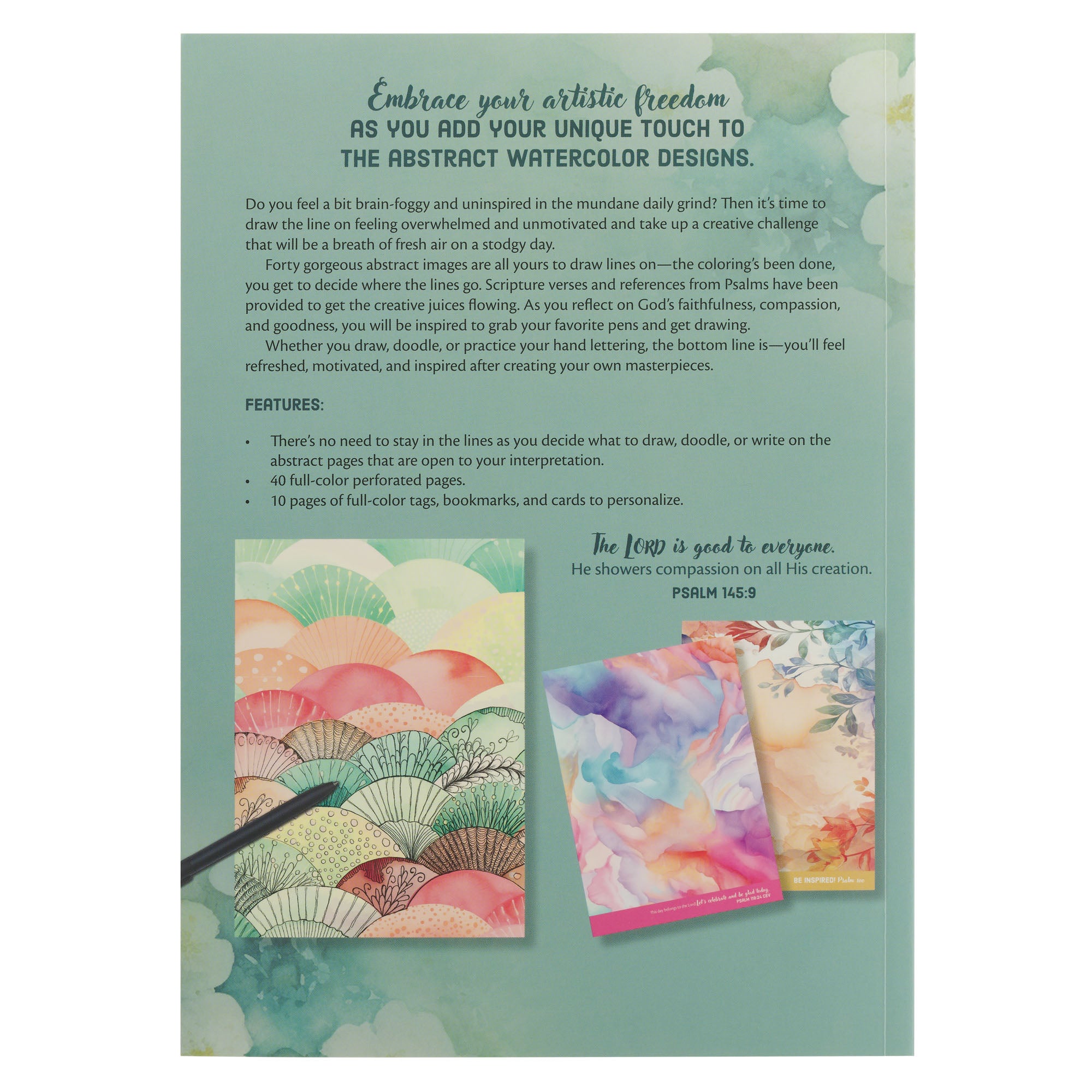 Reverse Coloring Book: God is Good (Full Colour Interior)