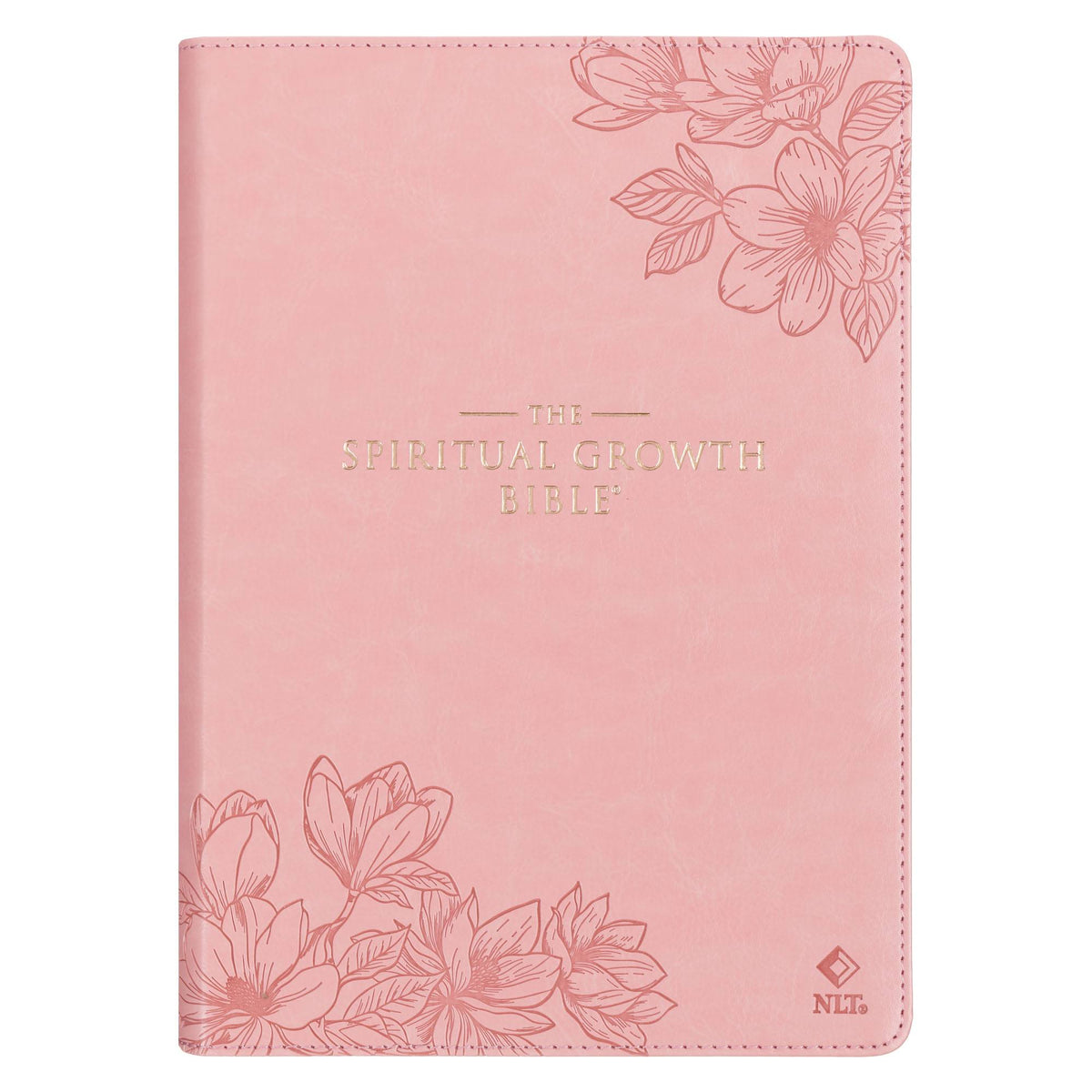 NLT The Spiritual Growth Bible, Pink Floral