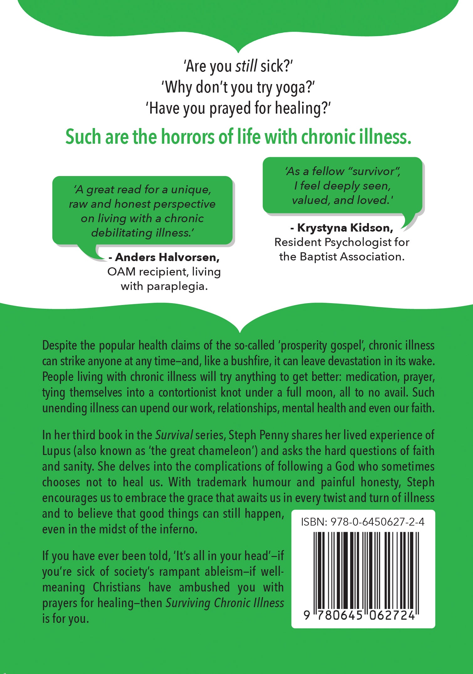 Surviving Chronic Illness: Grace in the Flames