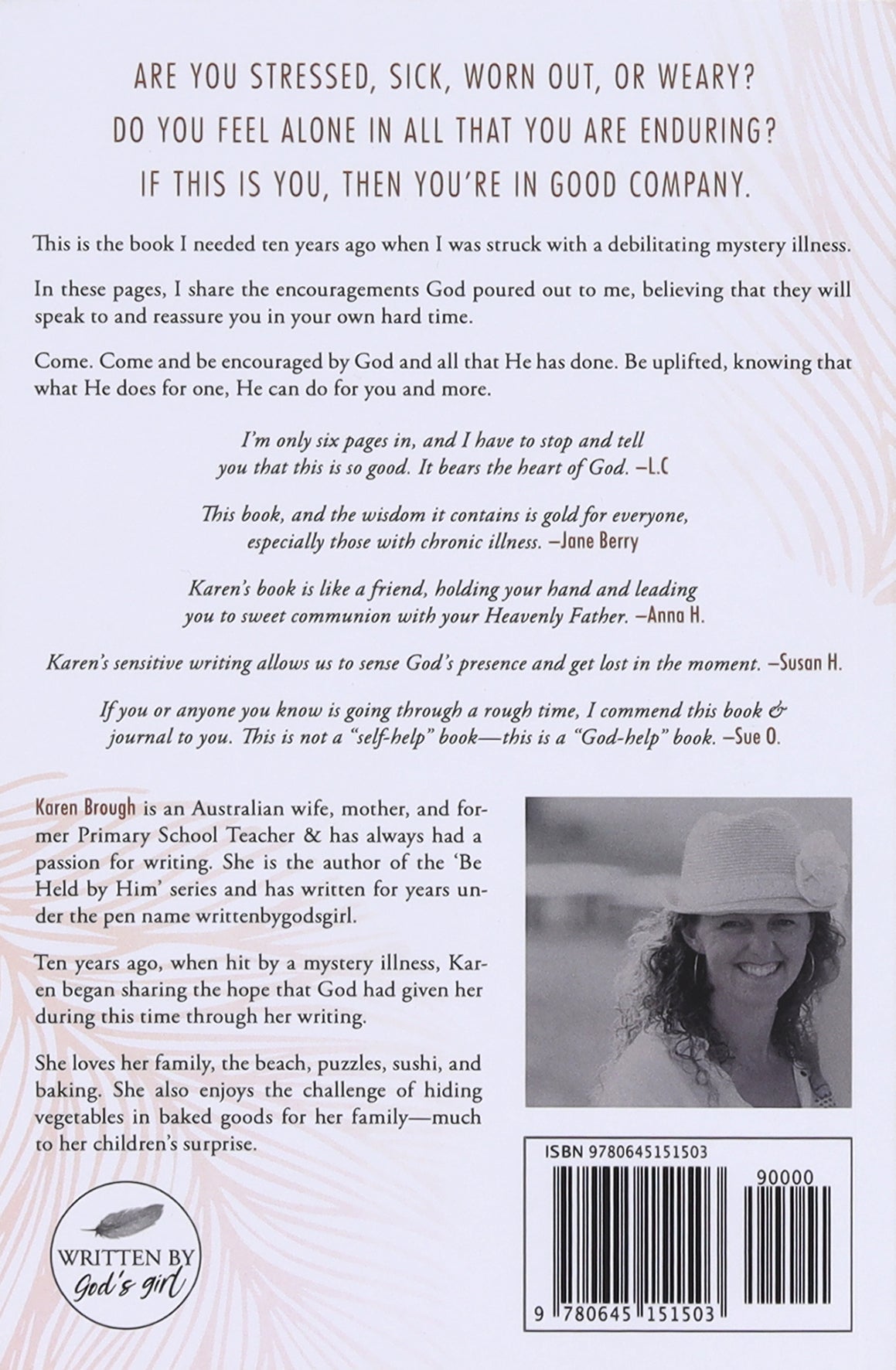 Be Held By Him: Finding God When Life Knocks You Off Your Feet