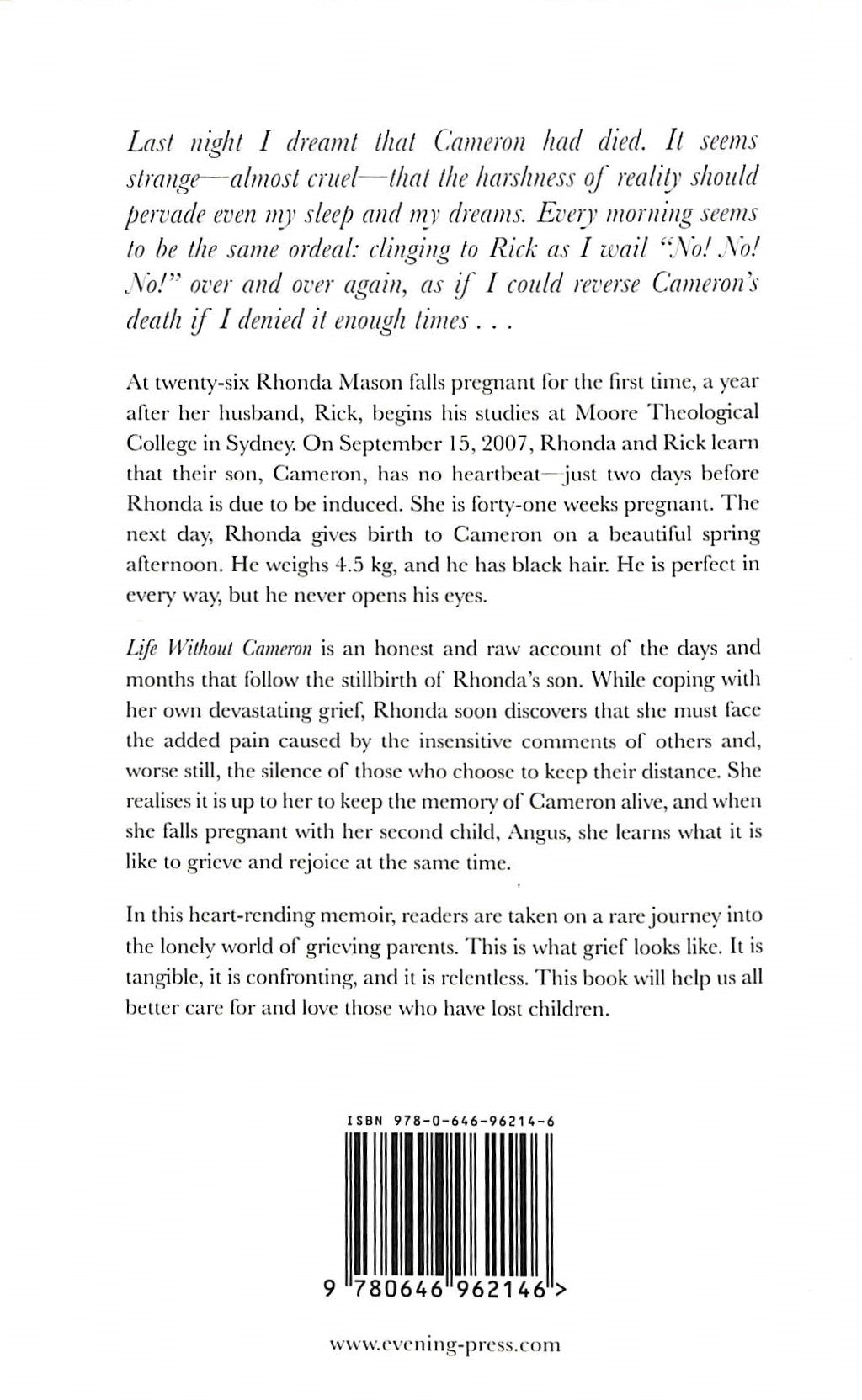 Life Without Cameron: A Glimpse of Grief