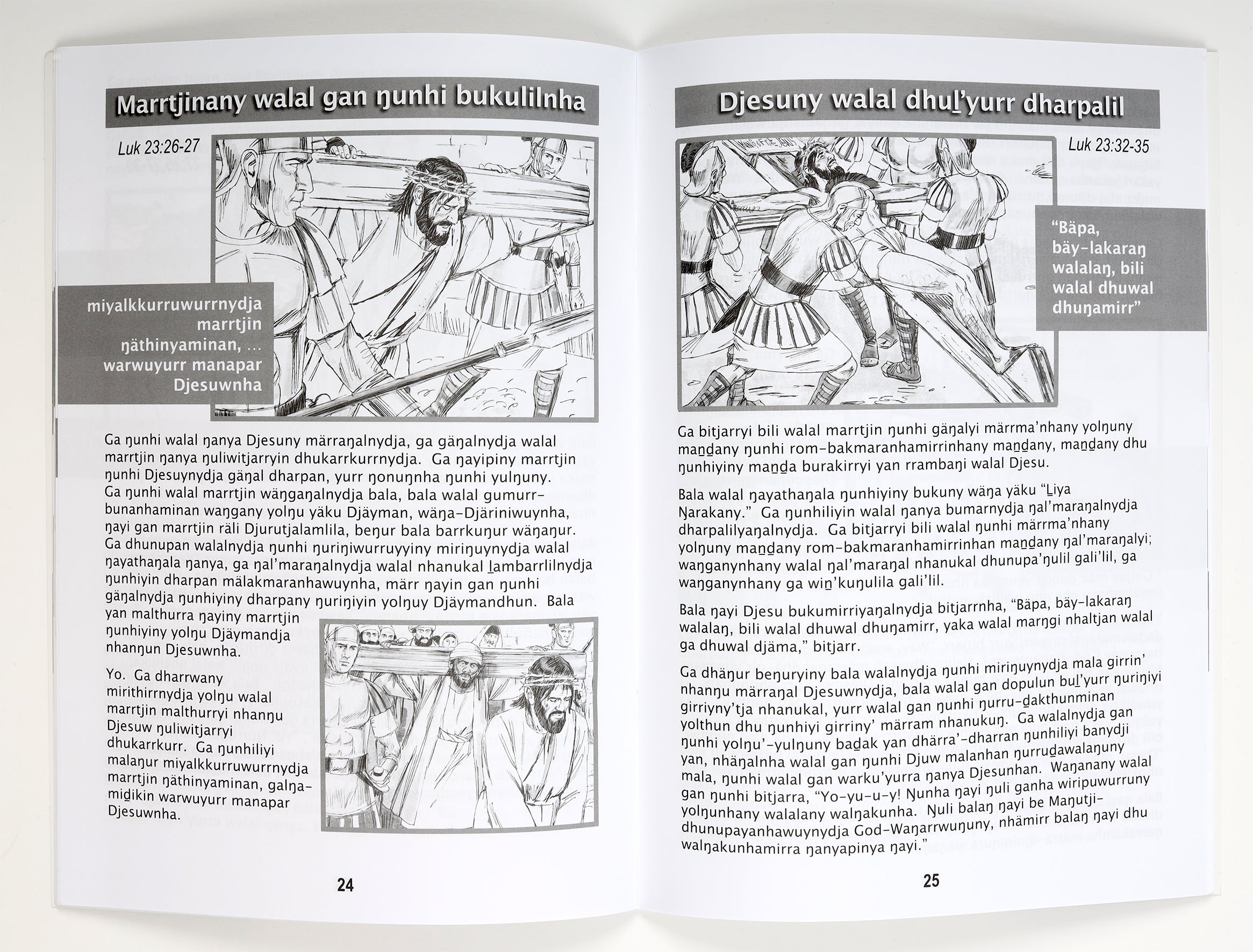 Jesus Died & Rose Again: Easter Activity Book a4 size (Djambarrpuyngu)