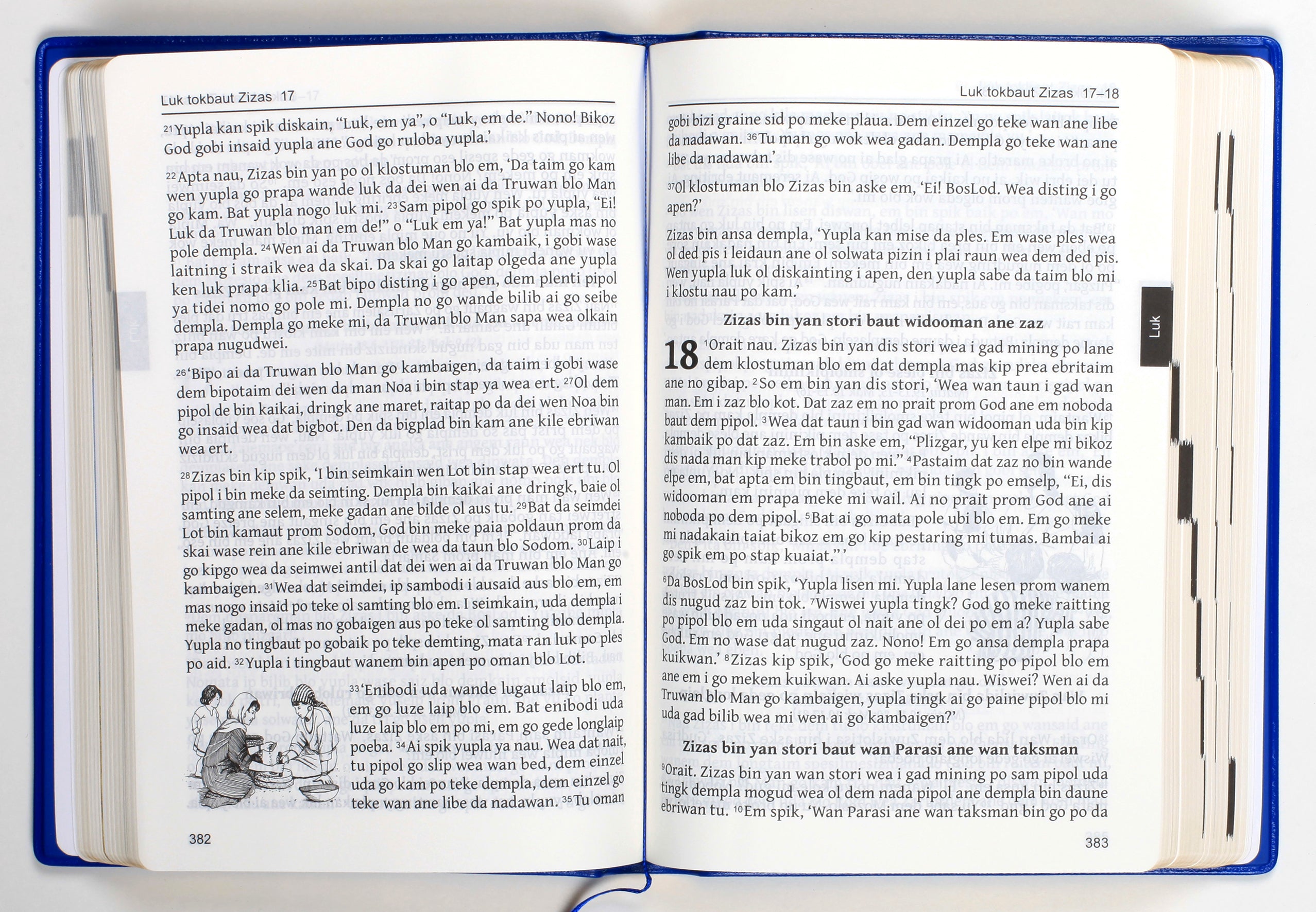 Yumplatok Shorter Bible Torres Strait Creole Blue (Complete NT + Partial OT) (Baibol)