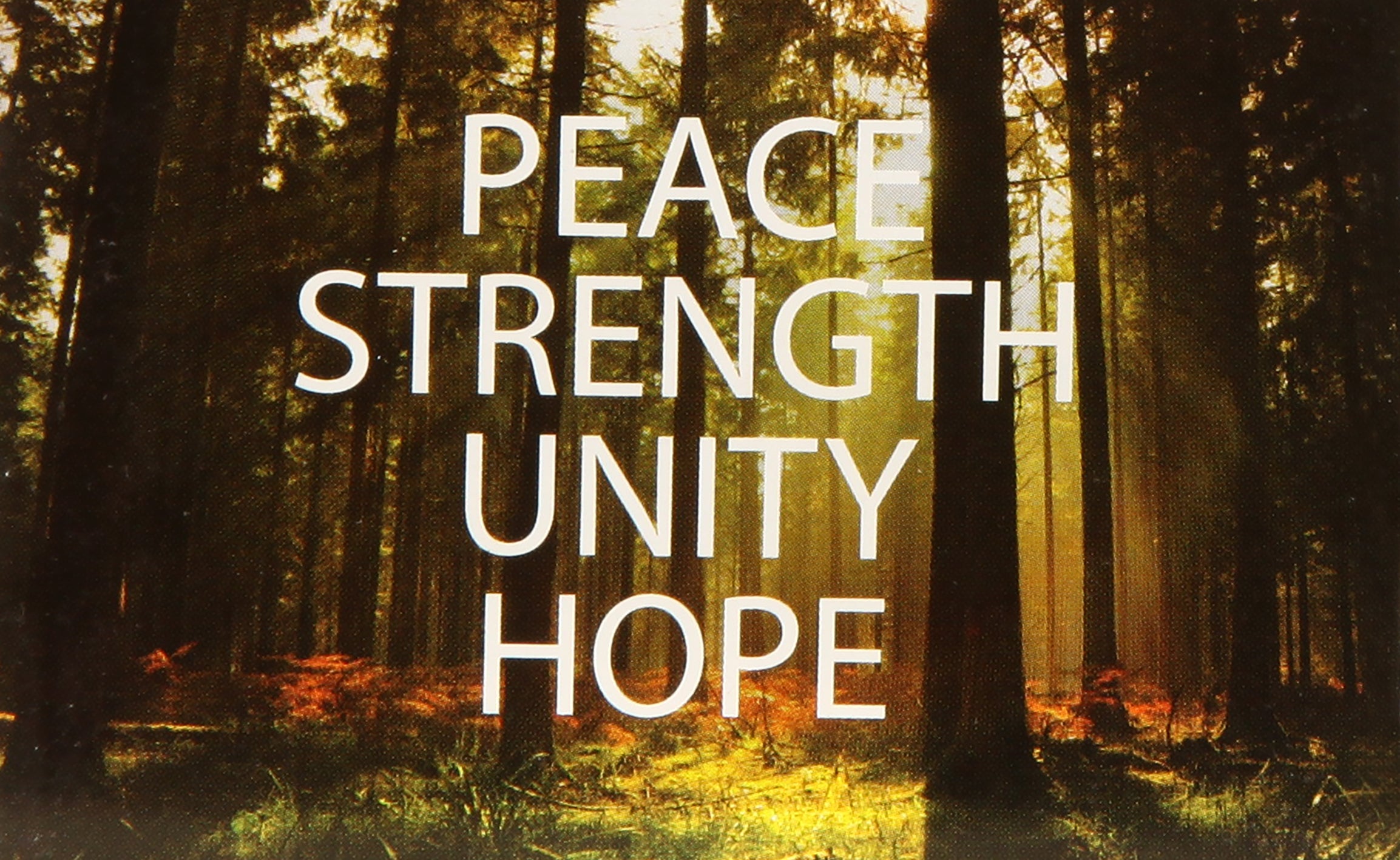Peace, Strength, Unity, Hope