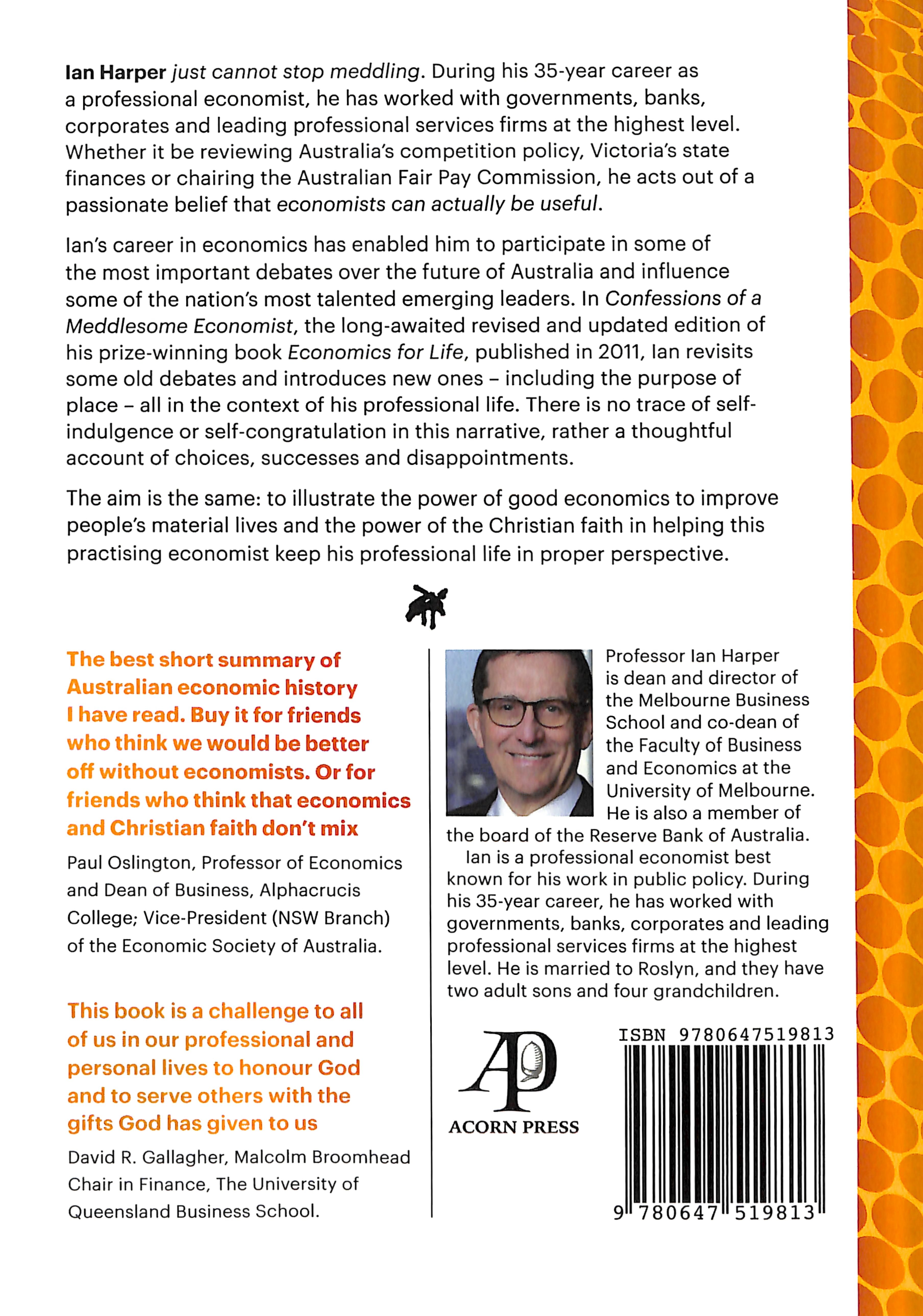 Confessions of a Meddlesome Economist