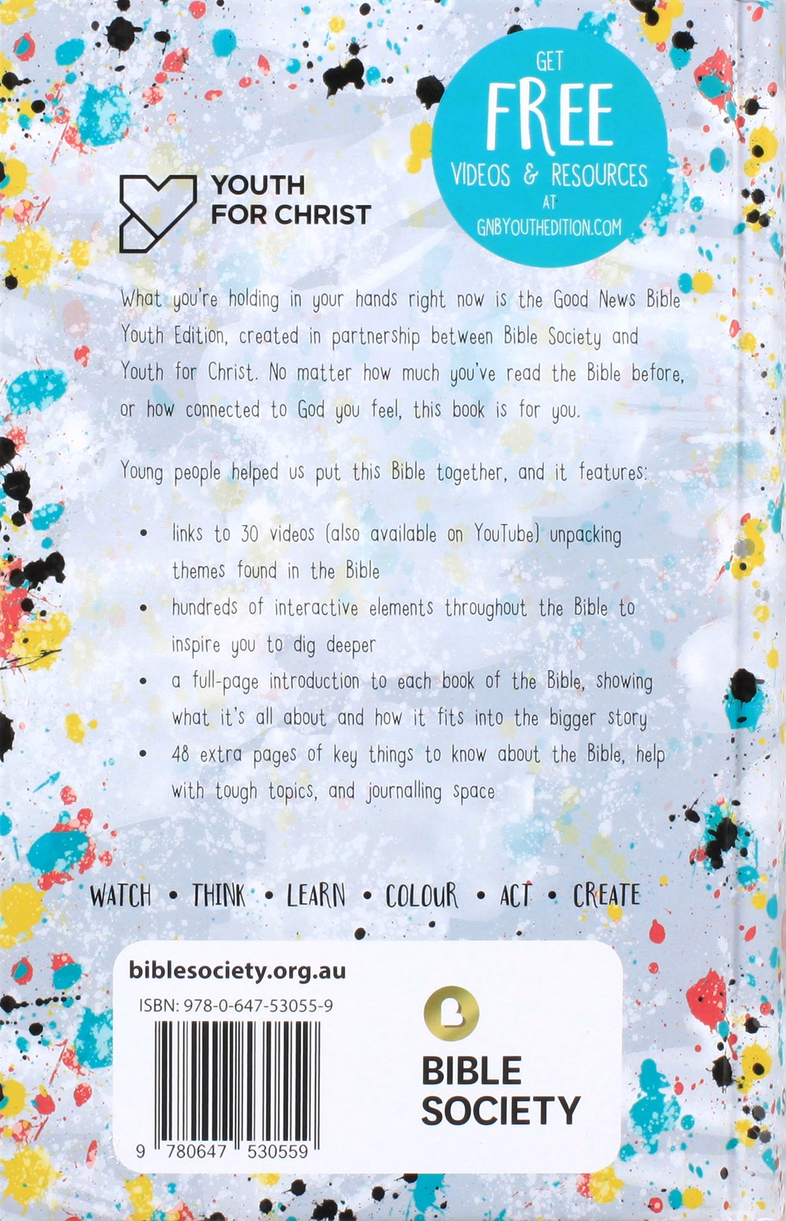 GNB Good News Bible Interactive Youth Edition (Black Letter Edition) (Anglicised)