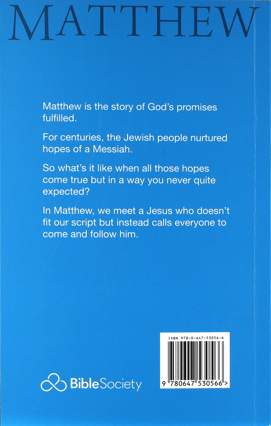 NIV Gospel of Matthew