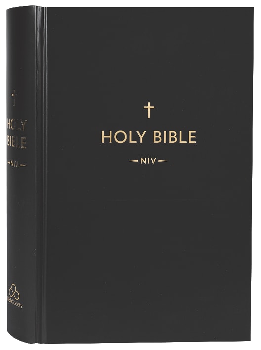 NIV Black Pew Bible Single Column With Large Print