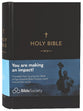 NIV Black Pew Bible Single Column With Large Print