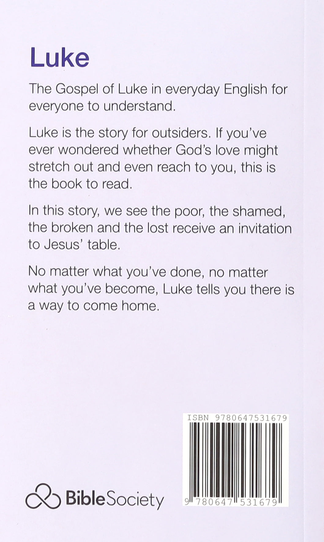 CEV Gospel of Luke