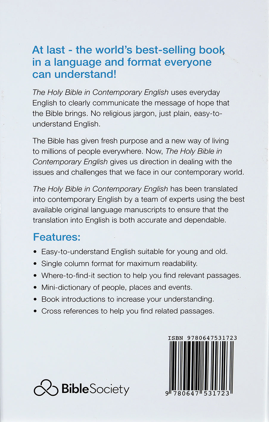 CEV The Holy Bible in Contemporary English