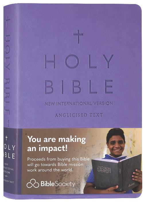 NIV Slimline Bible Blue Lavender