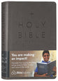 NIV Slimline Bible Charcoal