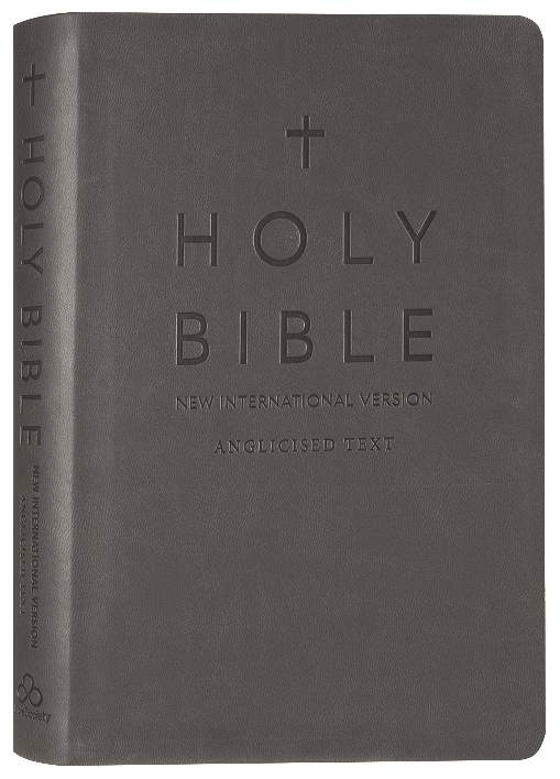 NIV Slimline Bible Charcoal