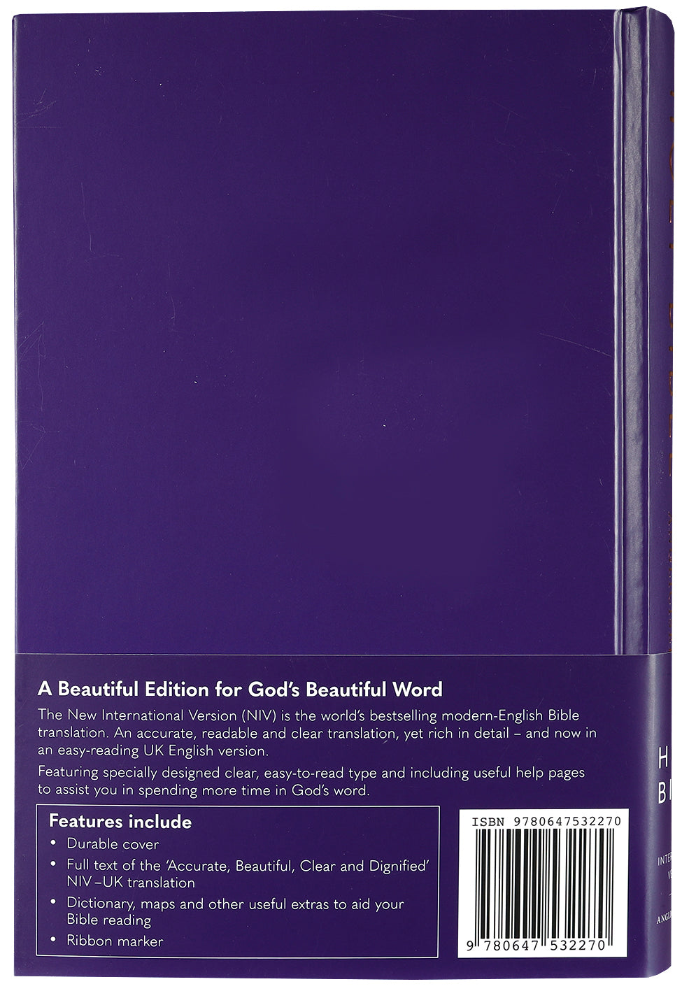 NIV Slimline Bible Ultraviolet (Anglicised) (Black Letter Edition)