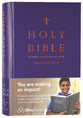 NIV Slimline Bible Ultraviolet (Anglicised) (Black Letter Edition)