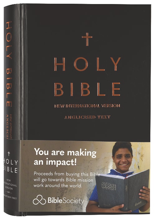 NIV Slimline Bible Black (Anglicised) (Black Letter Edition)