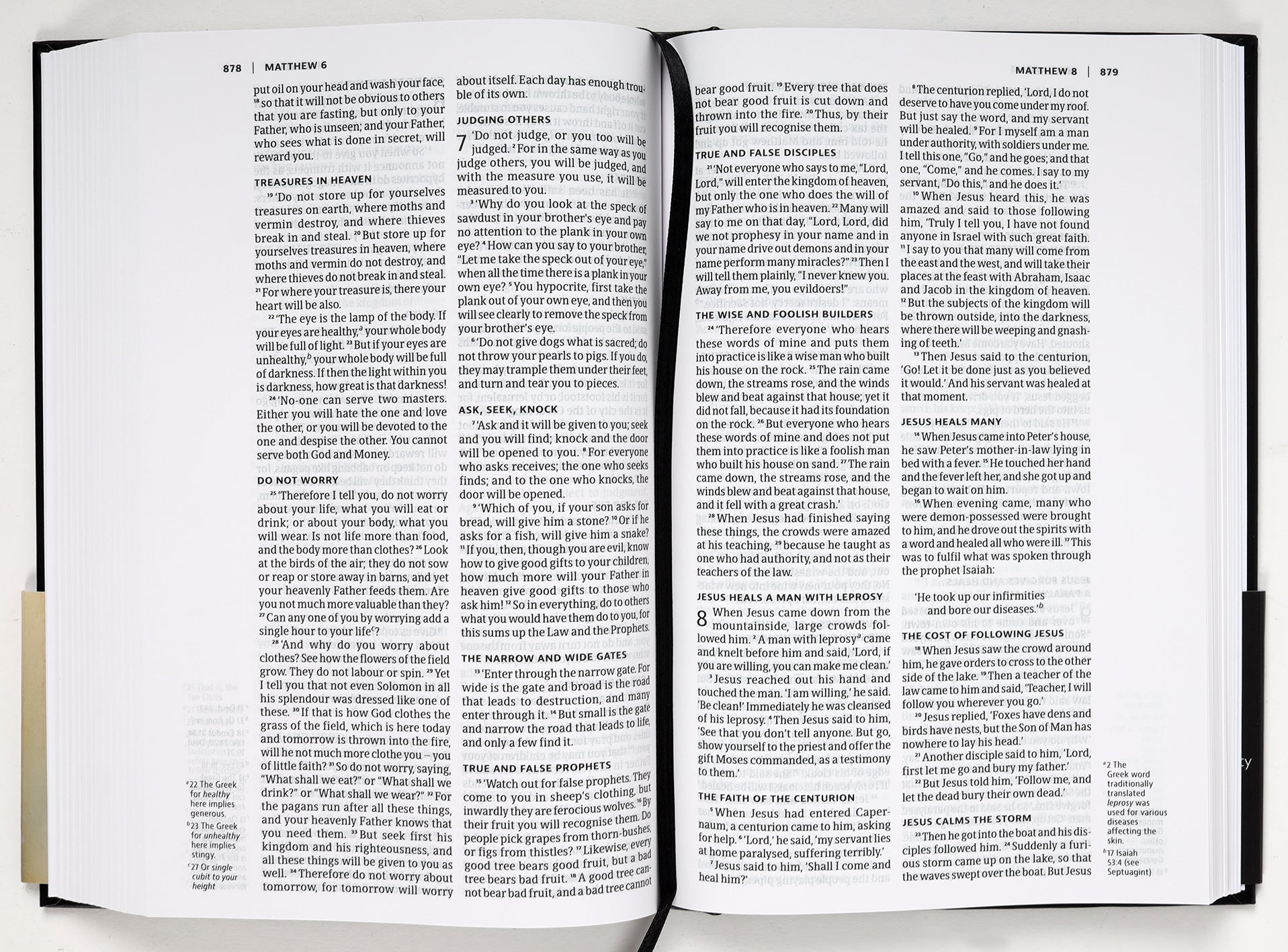 NIV Slimline Bible Black (Anglicised) (Black Letter Edition)
