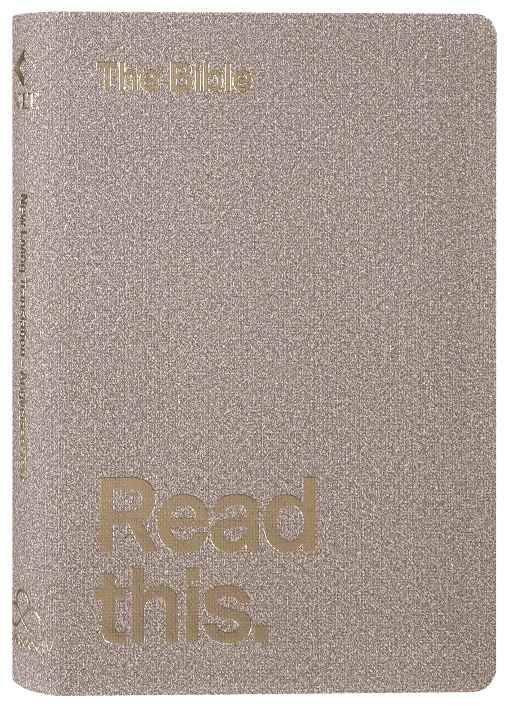 NLT Read This Bible Marl Grey (Anglicised)