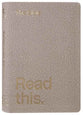 NLT Read This Bible Marl Grey (Anglicised)