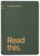 NLT  Read This Bible Flecked Green (Anglicised)