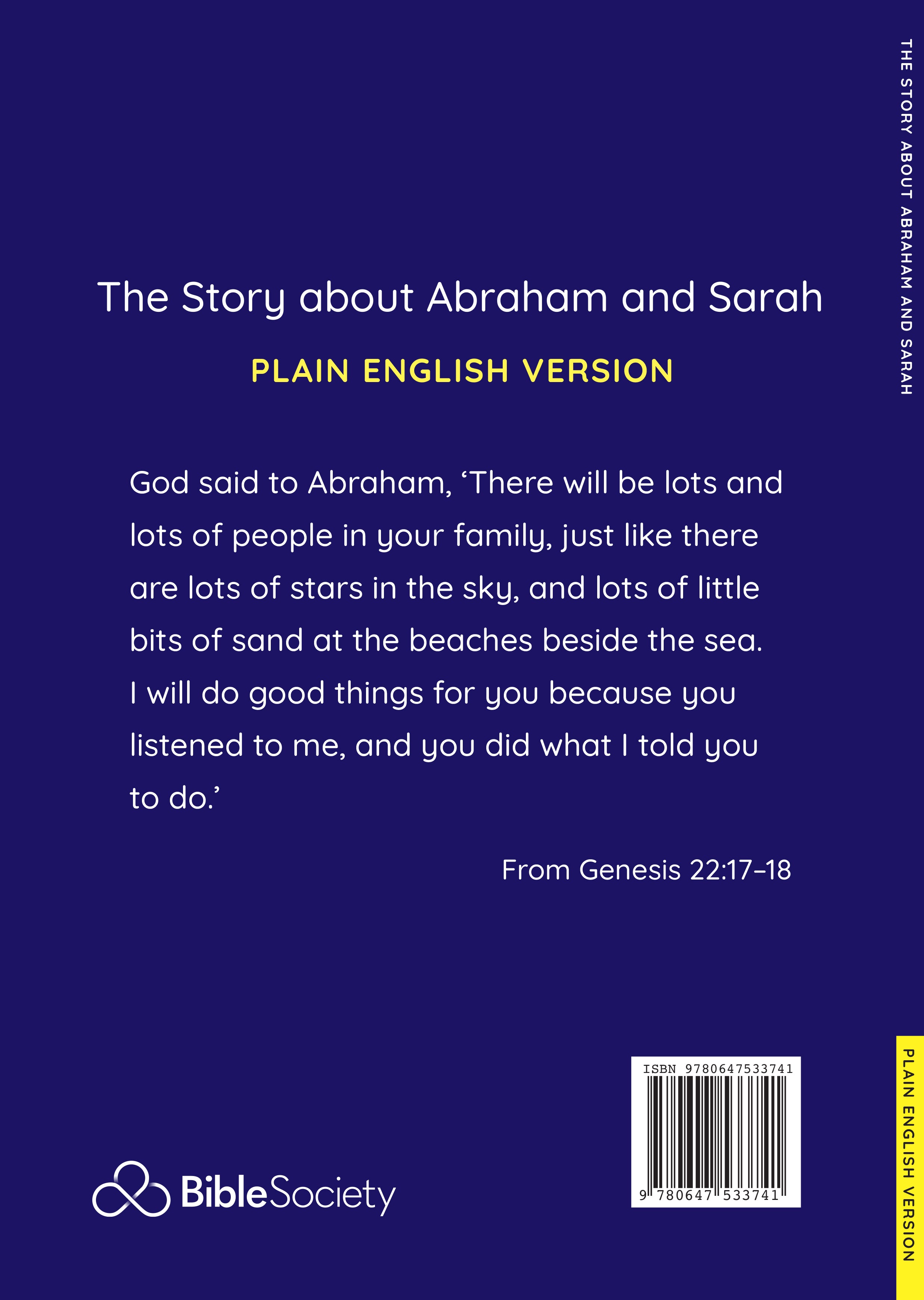 The Story About Abraham and Sarah (Plain English Version Colouring Book) (God's Words from the Bible Series)