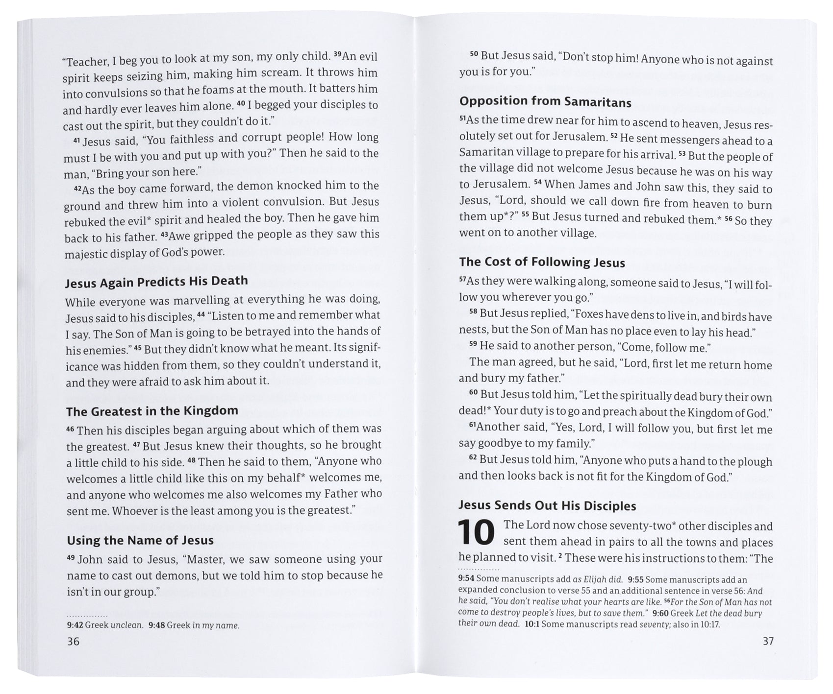 NLT Gospel of Luke (Anglicised)
